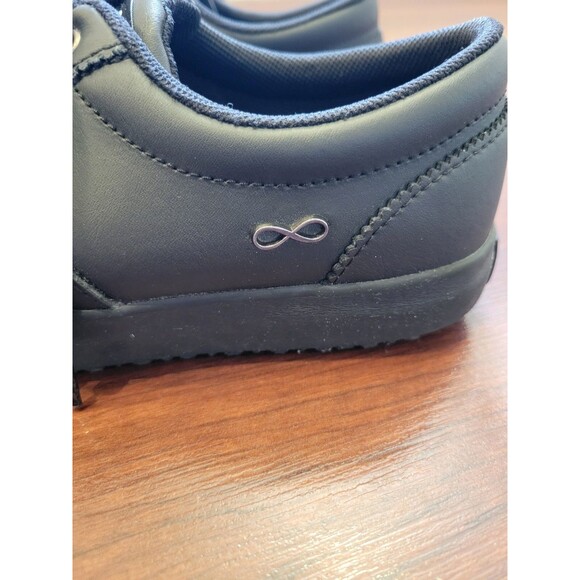 Infinity Work Shoes Womens 7.5 Pace Black Slip Resistant Nurse Restaurant - Picture 4 of 9